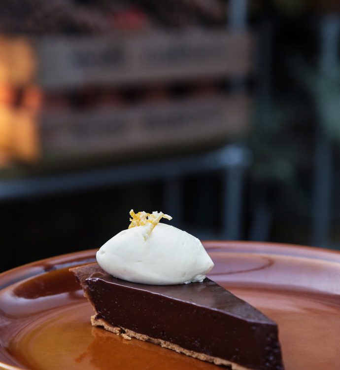 0009 - 2014 - Gees Restaurant & Bar - Oxford - High Res - Food Chocolate Cake - Web Feature